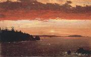 Frederic E.Church Schoodic Peninsula from Mount Desert at Sunrise USA oil painting artist